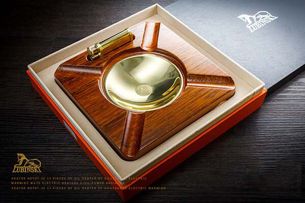Gạt tàn Cigar bằng gỗ - Tăng tính thẩm mỹ, an toàn khi dùng